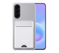 Samsung Funda con ranura para tarjeta para Galaxy A57, color gris claro