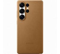 Samsung Funda de Cuero Vegano Marrón para Galaxy S25 Ultra