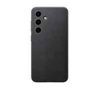 Samsung Funda de Piel Vegana para Galaxy S24, Color Negro