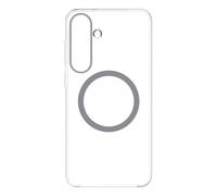 SAMSUNG Funda magnética Transparente Compatible con tecnología Magnetic Power Profile S25+