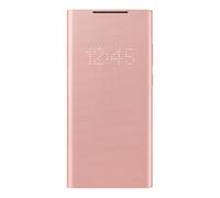 Samsung Funda para Galaxy Note20 Folio LED View Cover con tarjetero, Rosa