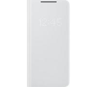 Samsung Funda para Galaxy S21 5G Funda Folio LED View con tarjetero, Gris claro