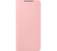 Samsung Funda para Galaxy S21 Plus 5G Funda Folio LED View con tarjetero, Rosa
