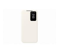 Samsung Funda para Galaxy S23 Folio Modelo Smart View con tarjetero, Beis