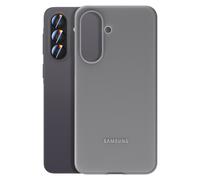 Samsung Funda para Samsung Galaxy A57 en Silicona Lisa con Bordes Elevados, Gris