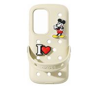 Samsung Funda Perforada para Galaxy S25 Crocs Fun Suave y Antideslizante, Beis