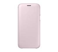 Samsung Funda protectora para Samsung Galaxy J5 Flip Wallet, Rosa