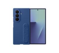 Samsung Funda de Silicona EF-MF966 para Galaxy Z Fold7, Incluye Soporte para los Dedos, Silicona, antigolpes, Fina y Antideslizante, Color Azul