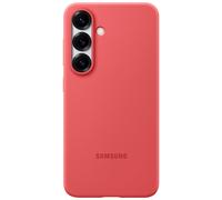 Samsung Funda Soft Touch Original para Galaxy S25 Plus de Silicona, Rojo