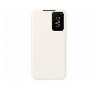Samsung Funda Tipo Cartera para Galaxy S23+ Smart View, Color Crema