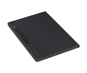 Samsung Funda tipo libro con teclado delgado EF-DX810 para Galaxy Tab S9+/Tab S9 FE+, funda de tableta de una sola pieza, funda para tableta, diseño elegante y ligero, teclado QWERTY, pin PoGo, compartimento para bolígrafos, color negro