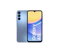 Samsung Galaxy A15 16,5 cm (6.5") Double SIM hybride Android 14 4G USB Type-C 4 Go 128 Go 5000 mAh Bleu, Schwarz - [Versiones italiano, húngaro, polaco, rumano, austriaco y suizo]