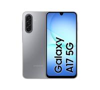 SAMSUNG Galaxy A17 5G 128GB - Teléfono Móvil con IA, Marco Fino 7,5mm, Pantalla Grande, Cámara 50MP, 4GB RAM, Batería 5000mAh, Gris, Garantía del Fabricante 3 Años + 1 Año Extra