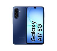 SAMSUNG Galaxy A17 5G 256GB - Teléfono Móvil con IA, Marco Fino 7,5mm, Pantalla Grande, Cámara 50MP, 4GB RAM, Batería 5000mAh, Azul, Garantía del Fabricante 3 Años + 1 Año Extra