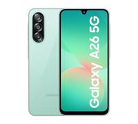 Samsung Galaxy A26 5G (Awesome Mint, 8 GB, 256 GB) | Inteligencia impresionante (IA) | Círculo para buscar | Gemini Live | Pantalla FHD+ sAMOLED | Cámara OIS de 50 MP | Clasificación IP67