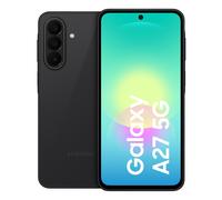 Samsung Galaxy A27 5G 256 GB, negro Pantalla Super AMOLED de 17,01 cm (6,7"), Android 16, triple cámara de 50 MP