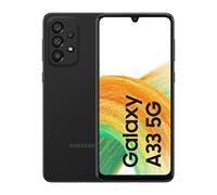 Samsung Galaxy A33 5G (128 GB) Negro - Smartphone Android de 6 GB RAM, Teléfono Móvil Libre con Carga rápida, Batería de 5000 mAh y pantalla de 6,4'' (Versión ES)