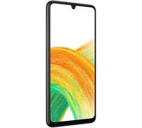 Samsung Galaxy A33 5G, libre, Smartphone Android, pantalla Infinity-U FHD+ Super AMOLED de 6,4", 6GB RAM y 128GB de memoria interna ampliable, batería de 5000 mAh, Awesome Black [versión italiana]