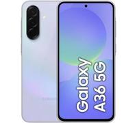 Samsung Galaxy A36 5G, teléfono inteligente Android, 128 GB de almacenamiento, 6 GB de RAM, lavanda impresionante, 6 actualizaciones del sistema operativo, pantalla grande, procesador Octa-Core