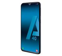 Samsung Galaxy A40 Pantalla 5.9", 64 GB ampliable, RAM 4 GB, Batería 3100 mAh, 4G, Dual SIM Smartphone, Android 9 Pie, (2019), [Versión Italiana] (Reacondicionado) Negro