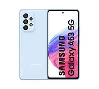 Samsung Galaxy A53 5G (256 GB) Azul - Teléfono Móvil con Pantalla de 6,5'', Smartphone Android de 8 GB de RAM, Memoria Interna Ampliable, Batería de 5000 mAh y Carga Super Rápida (Versión ES)