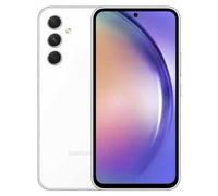 SAMSUNG Galaxy A54 5G + 4G LTE (128GB + 8GB) Desbloqueado Dual SIM (Solo T-Mobile/Mint/Metro USA Market) 1 año América Latina 6.4 Pulgadas 120Hz 50MP Triple CAM + (Cargador de 25W) (Awesome White