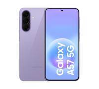 Samsung Galaxy A57 5G, 256GB, Móvil Fino con IA, 8GB, Gran Angular 50MP, Autonomía 2 Días, Batería 5000mAh, IP68, Garantía del Fabricante 3 Años + 1 Año Extra, Color Lila (Versión Española)