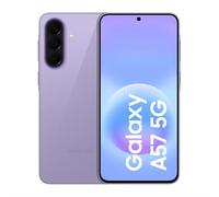 Samsung Galaxy A57 5G (Lavanda asombrosa, 8 GB de RAM, 256 GB de almacenamiento), IA avanzada, triple cámara con video de nochegrafía, autonomía de 2 días, actualizaciones del sistema operativo 6