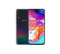 Samsung Galaxy A70 - Smartphone de 6.7 pulgadas, 6 GB de RAM, sin SIM, 128 GB, doble SIM, negro A (renovado)