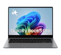 Samsung Galaxy Book5 Pro Intel Core Ultra 5 226V Portátil 35,6 cm (14") Pantalla táctil WQXGA+ 16 GB LPDDR5x-SDRAM 512 GB SSD Wi-Fi 7 (802.11be) Windows 11 Pro Gris