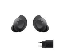 Samsung Galaxy Buds FE + Cargador - Auriculares Inalámbricos, Cancelación de Ruido Activa, Ajuste Cómodo, 3 Micrófonos, Control Táctil, Bajos Graves, Gris (Versión Española)
