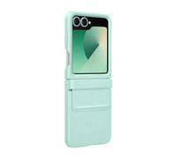 Samsung Galaxy - Funda Oficial de Piel sintética para Galaxy Z Flip6, Color Menta