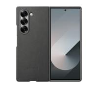 Samsung Galaxy - Funda Oficial de Piel sintética para Galaxy Z Fold6, Color Gris