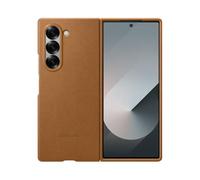 Samsung Galaxy - Funda Oficial de Piel sintética para Galaxy Z Fold6, Color marrón