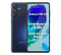 Móvil - SAMSUNG Galaxy M55, Azul, 128 GB, 8 GB RAM, 6,7 ", Qualcomm Snapdragon 7 Gen 1 (4 nm), Android