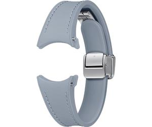 Samsung Galaxy Official D-Buckle Hybrid Eco-Leather Band (Delgada, S/M) para Galaxy Watch, Azul