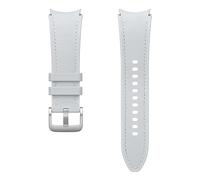 Samsung Galaxy Official Hybrid - Correa de Piel ecológica para Galaxy Watch, Plata, S/M, Elegante