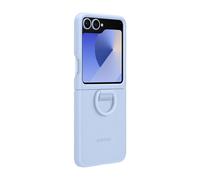 Samsung Galaxy Official Silicone Case with Ring for Galaxy Z Flip6, Blue Silicon