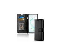 Samsung Galaxy S10 Lite Leather Wallet Case, Flip Protective Cover with Wallet Card Holder, Stand and Wrist Strap - PU Leather with Magnetic Closure