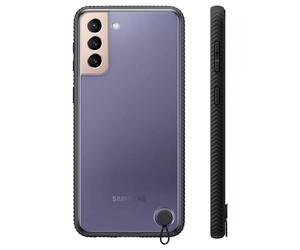 Samsung Galaxy S21 Semi-Rigid Soft Touch Silicone Back cover Negro Original