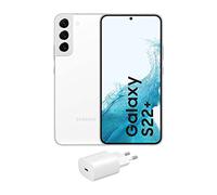 Samsung Galaxy S22+ 5G (256 GB) Phantom Blanco + Cargador - Teléfono Móvil libre, Smartphone Android (Versión Española)