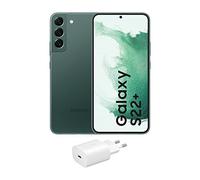 Samsung Galaxy S22+ 5G (256 GB) Verde + Cargador - Teléfono Móvil libre, Smartphone Android (Versión Española)
