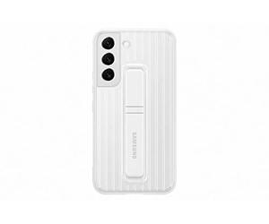 Samsung Galaxy S22 S901 Funda Protectora de pie Blanco/Verde EF-RS901CWEGWW
