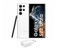 Samsung Galaxy S22 Ultra 5G (512 GB) Phantom Blanco + Cargador - Teléfono móvil libre, Smartphone Android (Versión Española)