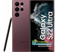 Samsung Galaxy S22 Ultra SM-S908B 17,3 cm (6.8") SIM doble Android 12 5G USB Tipo C 8 GB 128 GB 5000 mAh Borgoña