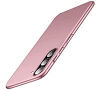 Samsung Galaxy S23 Hülle, Ultra Dünn Matte Handyhülle Slim Schutzhülle Kratzschutz Stoßfest Cover Anti-Rutsch Bumper Case für Samsung Galaxy S23 Hardcase 6.1" Roségold