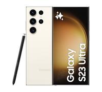 Samsung Galaxy S23 Ultra AI-Android-Smartphone, 256GB, 5.000mAh batería, Smartphone sin contrato Cream incl. 36 meses de garantía del fabricante [Exclusivo en Amazon]