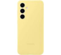 Samsung Galaxy S24 FE Funda Silicona Trasera Amarilla Nueva Antirayaduras