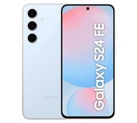 Samsung Galaxy S24 FE Smartphone con IA 256GB Batería 4.700mAh Azul Claro Versión Importada EU - Versiones Italiano, húngaro, Polaco, rumano, Austriaco y Suizo.