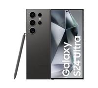 Samsung Galaxy S24 Ultra AI Smartphone, Android Mobile Phone sin contrato, 12GB RAM/512GB de memoria, cámara 200MP, S Pen, larga duración de la batería, negro titanio